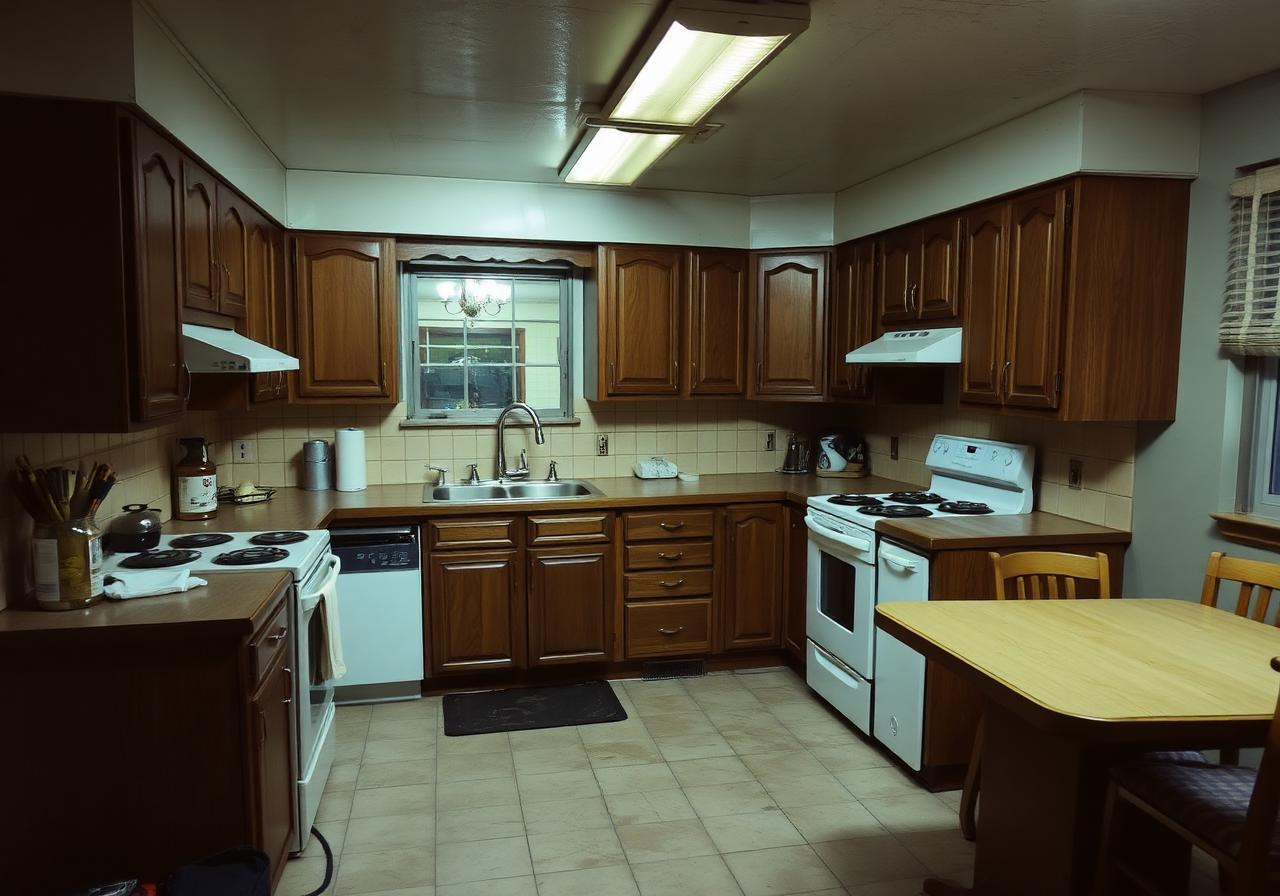 West University Kitchen — before remodel